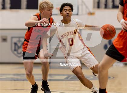 Thumbnail 2 in Arcata vs. Lincoln (Bambauer Tournament) photogallery.