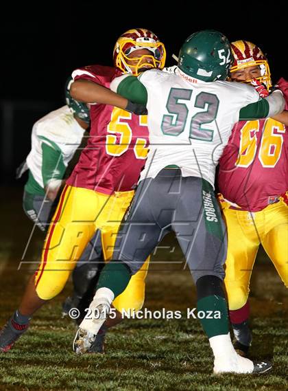 Thumbnail 3 in  Barstow vs. Burroughs (CIF SS Playoffs) photogallery.