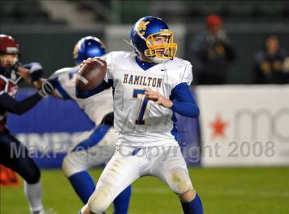 Thumbnail 2 in Hamilton vs. St. Margaret's (CIF State Small Schools Final) photogallery.