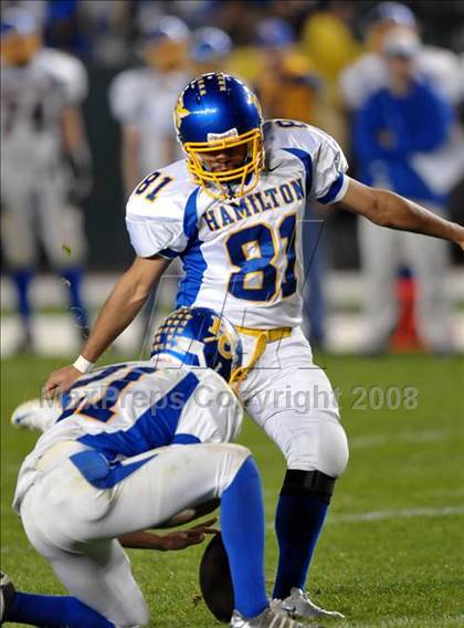 Thumbnail 2 in Hamilton vs. St. Margaret's (CIF State Small Schools Final) photogallery.