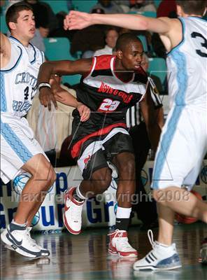 Thumbnail 3 in Christian Brothers Academy vs. Boys & Girls (HoopGroup Boardwalk Showcase) photogallery.