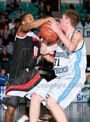 Thumbnail 1 in Christian Brothers Academy vs. Boys & Girls (HoopGroup Boardwalk Showcase) photogallery.