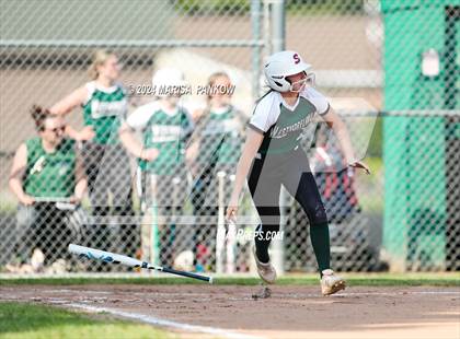 Thumbnail 2 in Bishop Grimes vs Westmoreland (NYSPHSAA Section 3 Play In Game) photogallery.