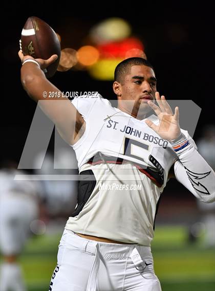 Thumbnail 2 in St. John Bosco @ San Clemente (DIV 1 CIF SS Playoff Quarterfinal) photogallery.