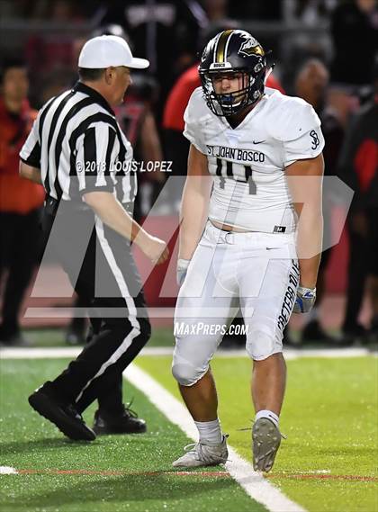 Thumbnail 3 in St. John Bosco @ San Clemente (DIV 1 CIF SS Playoff Quarterfinal) photogallery.