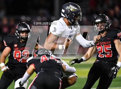 Thumbnail 2 in St. John Bosco @ San Clemente (DIV 1 CIF SS Playoff Quarterfinal) photogallery.
