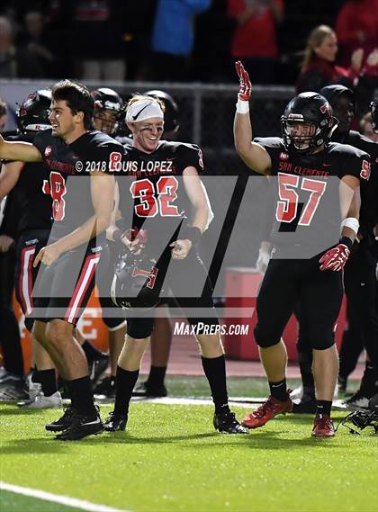 Thumbnail 3 in St. John Bosco @ San Clemente (DIV 1 CIF SS Playoff Quarterfinal) photogallery.