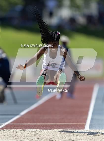 Thumbnail 1 in CIF State Championships (Long Jump Qualifying) photogallery.
