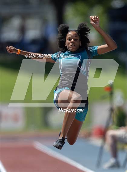 Thumbnail 1 in CIF State Championships (Long Jump Qualifying) photogallery.