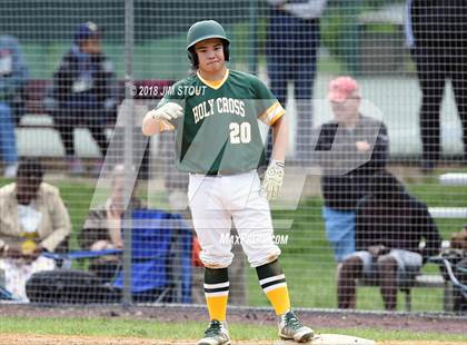 Thumbnail 2 in Holy Cross vs. Kennedy Catholic (CHSAA AA Losers Bracket 1st Round) photogallery.