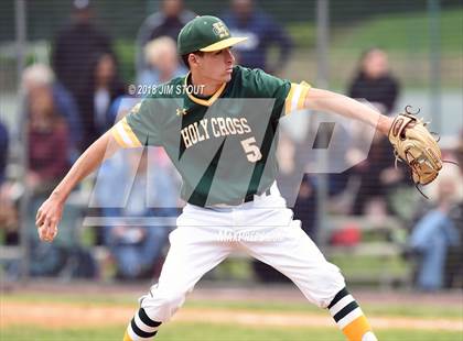 Thumbnail 2 in Holy Cross vs. Kennedy Catholic (CHSAA AA Losers Bracket 1st Round) photogallery.
