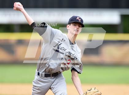 Thumbnail 1 in Holy Cross vs. Kennedy Catholic (CHSAA AA Losers Bracket 1st Round) photogallery.