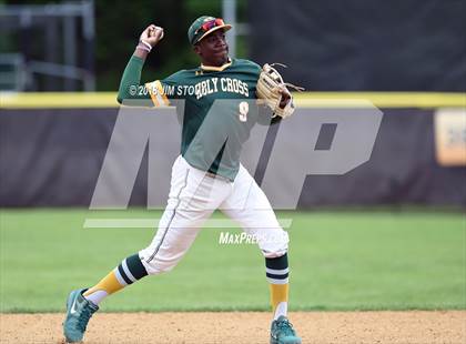 Thumbnail 2 in Holy Cross vs. Kennedy Catholic (CHSAA AA Losers Bracket 1st Round) photogallery.
