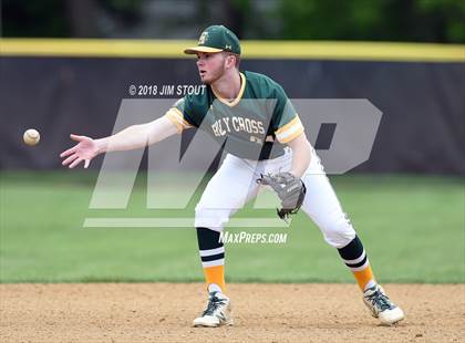 Thumbnail 1 in Holy Cross vs. Kennedy Catholic (CHSAA AA Losers Bracket 1st Round) photogallery.