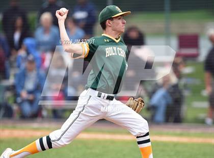 Thumbnail 2 in Holy Cross vs. Kennedy Catholic (CHSAA AA Losers Bracket 1st Round) photogallery.
