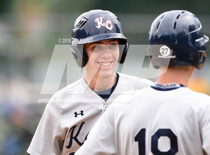 Thumbnail 1 in Holy Cross vs. Kennedy Catholic (CHSAA AA Losers Bracket 1st Round) photogallery.