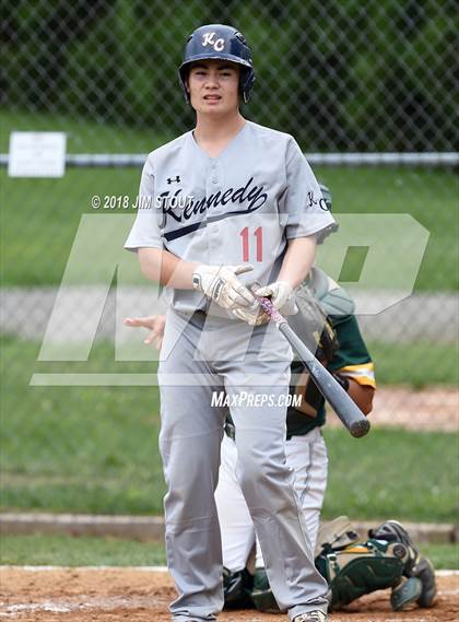 Thumbnail 2 in Holy Cross vs. Kennedy Catholic (CHSAA AA Losers Bracket 1st Round) photogallery.