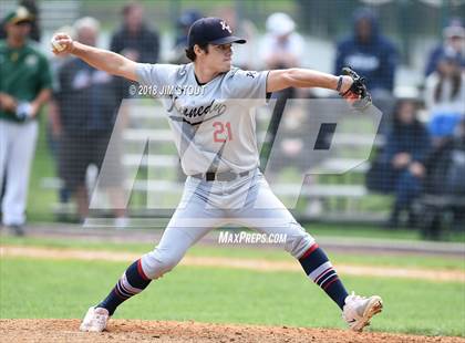 Thumbnail 1 in Holy Cross vs. Kennedy Catholic (CHSAA AA Losers Bracket 1st Round) photogallery.