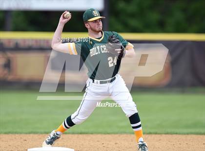 Thumbnail 1 in Holy Cross vs. Kennedy Catholic (CHSAA AA Losers Bracket 1st Round) photogallery.
