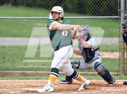 Thumbnail 1 in Holy Cross vs. Kennedy Catholic (CHSAA AA Losers Bracket 1st Round) photogallery.