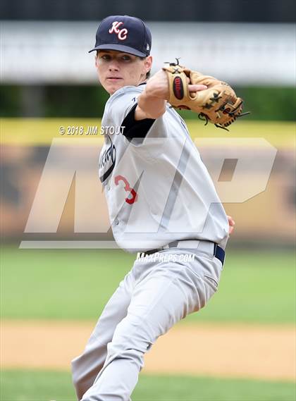 Thumbnail 2 in Holy Cross vs. Kennedy Catholic (CHSAA AA Losers Bracket 1st Round) photogallery.