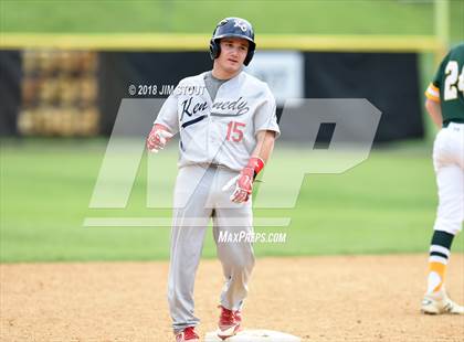 Thumbnail 1 in Holy Cross vs. Kennedy Catholic (CHSAA AA Losers Bracket 1st Round) photogallery.