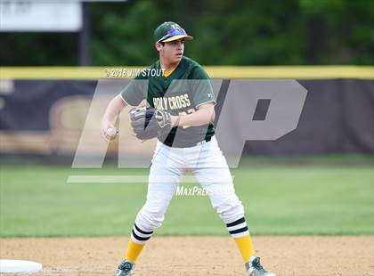 Thumbnail 3 in Holy Cross vs. Kennedy Catholic (CHSAA AA Losers Bracket 1st Round) photogallery.