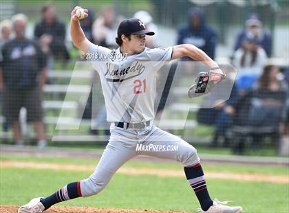 Thumbnail 2 in Holy Cross vs. Kennedy Catholic (CHSAA AA Losers Bracket 1st Round) photogallery.