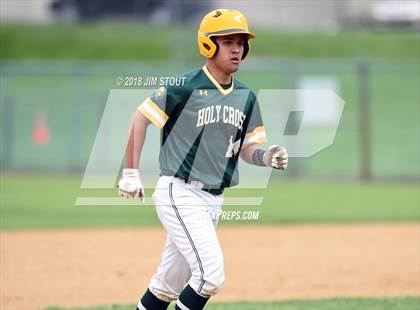 Thumbnail 1 in Holy Cross vs. Kennedy Catholic (CHSAA AA Losers Bracket 1st Round) photogallery.