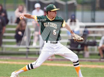 Thumbnail 1 in Holy Cross vs. Kennedy Catholic (CHSAA AA Losers Bracket 1st Round) photogallery.