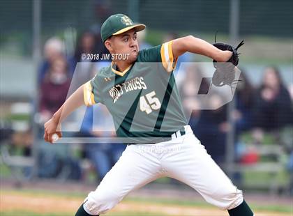 Thumbnail 3 in Holy Cross vs. Kennedy Catholic (CHSAA AA Losers Bracket 1st Round) photogallery.
