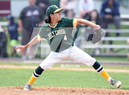 Thumbnail 2 in Holy Cross vs. Kennedy Catholic (CHSAA AA Losers Bracket 1st Round) photogallery.