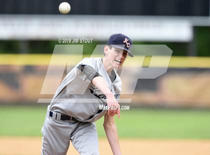 Thumbnail 1 in Holy Cross vs. Kennedy Catholic (CHSAA AA Losers Bracket 1st Round) photogallery.