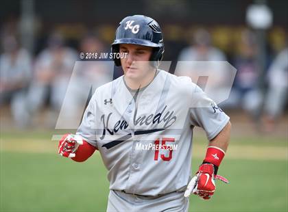 Thumbnail 1 in Holy Cross vs. Kennedy Catholic (CHSAA AA Losers Bracket 1st Round) photogallery.