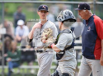 Thumbnail 1 in Holy Cross vs. Kennedy Catholic (CHSAA AA Losers Bracket 1st Round) photogallery.