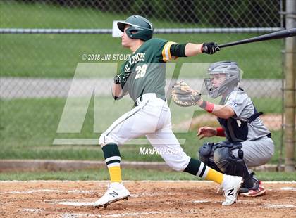 Thumbnail 1 in Holy Cross vs. Kennedy Catholic (CHSAA AA Losers Bracket 1st Round) photogallery.