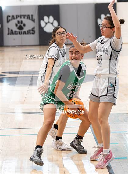 Thumbnail 2 in Pojoaque Valley vs. Capital ( Al Armendariz Tournament at Capital ) photogallery.