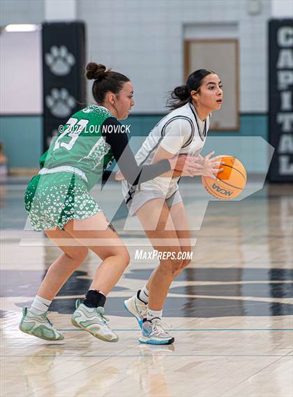 Thumbnail 2 in Pojoaque Valley vs. Capital ( Al Armendariz Tournament at Capital ) photogallery.
