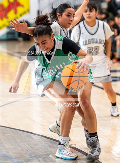 Thumbnail 1 in Pojoaque Valley vs. Capital ( Al Armendariz Tournament at Capital ) photogallery.