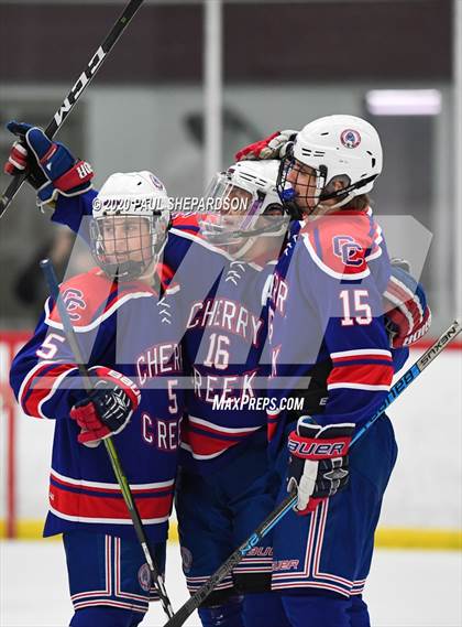 Thumbnail 2 in Cherry Creek Boys Hockey (Extending the Season) photogallery.