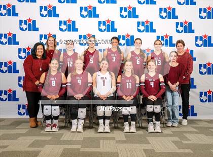 Thumbnail 3 in Iola vs. Crawford (UIL 2A Volleyball Division II Final) photogallery.