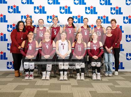 Thumbnail 1 in Iola vs. Crawford (UIL 2A Volleyball Division II Final) photogallery.