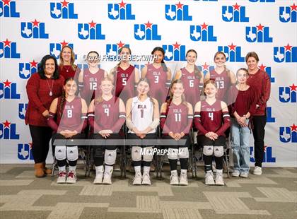 Thumbnail 2 in Iola vs. Crawford (UIL 2A Volleyball Division II Final) photogallery.
