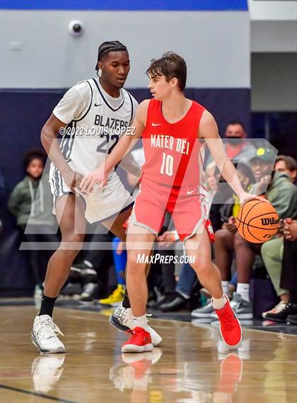 Thumbnail 1 in Mater Dei @ Sierra Canyon (CIF SS Open DIV Playoff Game) photogallery.