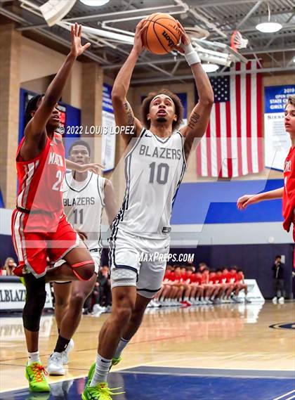 Thumbnail 2 in Mater Dei @ Sierra Canyon (CIF SS Open DIV Playoff Game) photogallery.