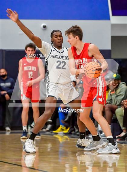 Thumbnail 2 in Mater Dei @ Sierra Canyon (CIF SS Open DIV Playoff Game) photogallery.