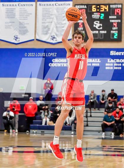 Thumbnail 1 in Mater Dei @ Sierra Canyon (CIF SS Open DIV Playoff Game) photogallery.