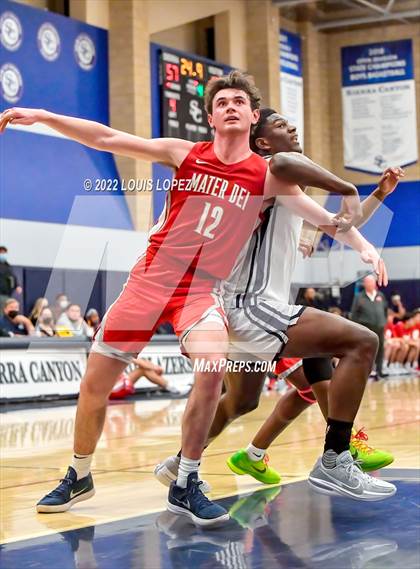 Thumbnail 1 in Mater Dei @ Sierra Canyon (CIF SS Open DIV Playoff Game) photogallery.