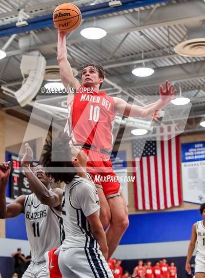 Thumbnail 2 in Mater Dei @ Sierra Canyon (CIF SS Open DIV Playoff Game) photogallery.