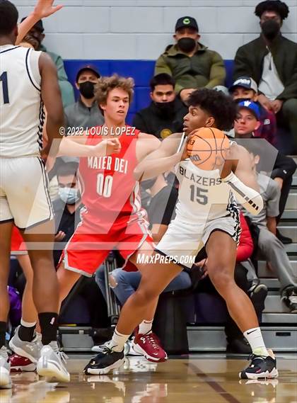 Thumbnail 2 in Mater Dei @ Sierra Canyon (CIF SS Open DIV Playoff Game) photogallery.